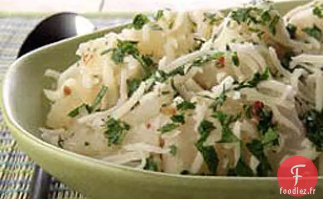 Purée de Yuca à l'Ail et au Citron Vert