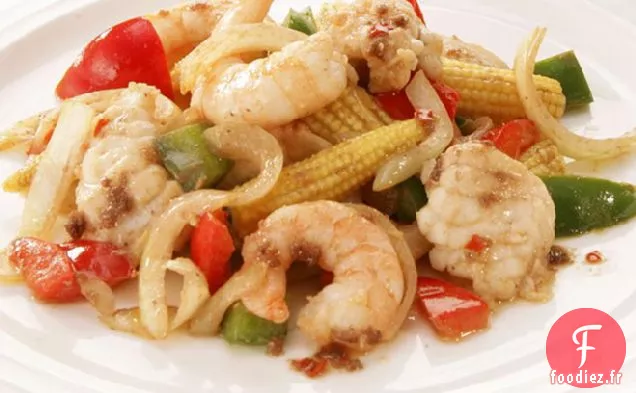 Poissons et Crevettes Épicés