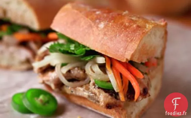 Sandwichs au Porc Grillé Vietnamien