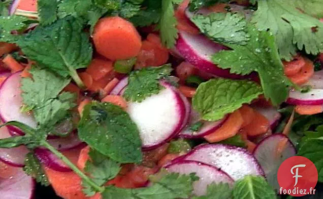 Salade de Carottes, Oranges et Radis