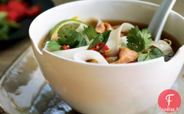 Soupe de Nouilles au Bœuf et au Riz de Hanoi (Pho Bo)