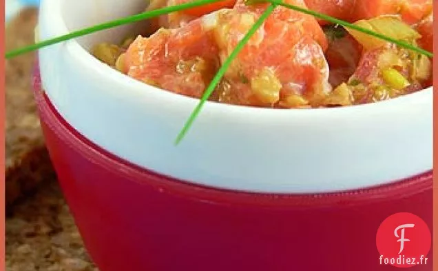 Tartare de Saumon au Gingembre