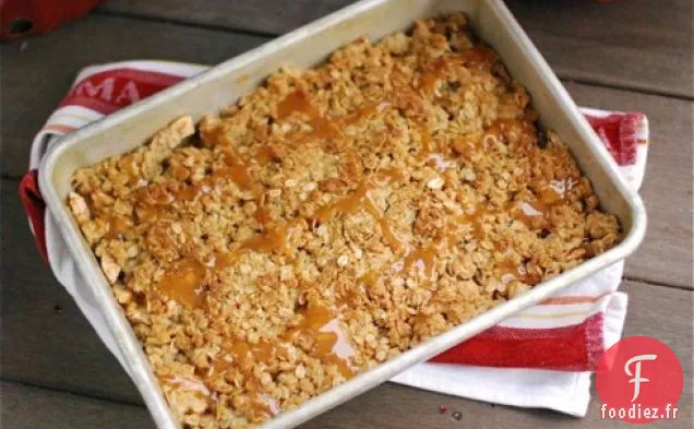 Crumble Caramel Pomme Gingembre