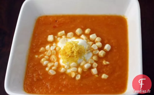 Soupe De Carottes Au Gingembre Et Au Citron