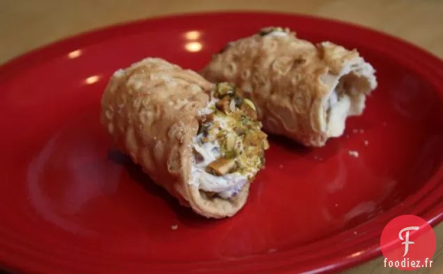 Cannoli Séché Aux Canneberges Et Au Gingembre