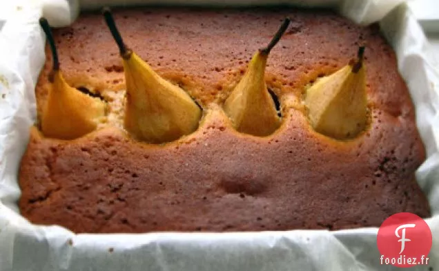 Gâteau aux Poires au Gingembre