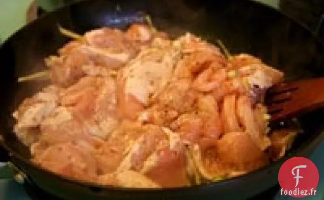 Poulet Au Gingembre Aux Amandes