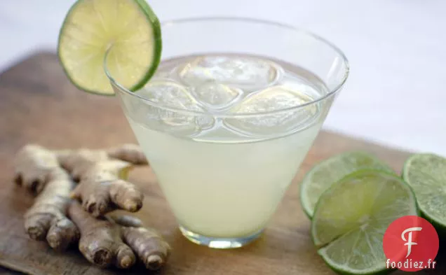 Mocktail Citron Vert au Gingembre
