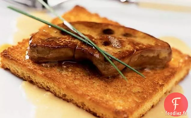 Foie Gras Poêlé à la Crème de Gingembre