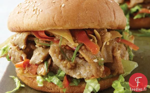 Recette de Burger de Porc au Gingembre
