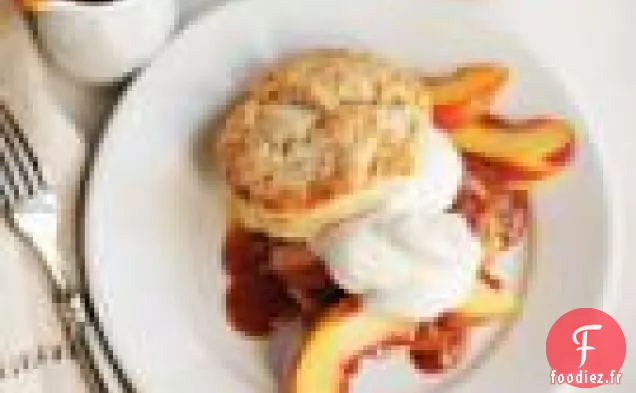 Sablés à la Pêche Fraîche et au Gingembre Confit