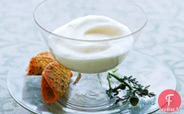 Mousse Citron-gingembre Et Tuiles Pistaches