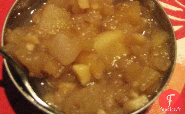 Compote de Pommes au Gingembre
