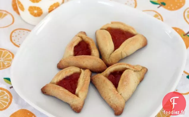 Hamantaschen Orange-gingembre