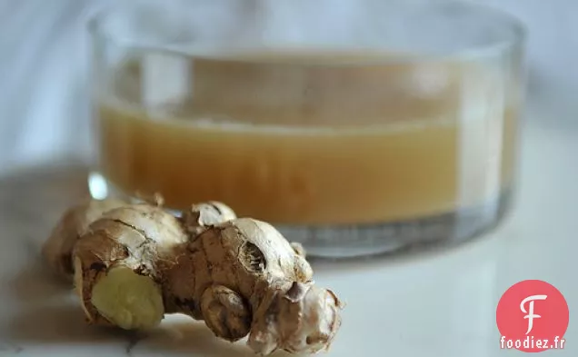 Bouillon de Poulet parfumé au Gingembre