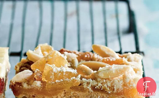 Barres Gingembre-Citron avec Streusel aux Amandes