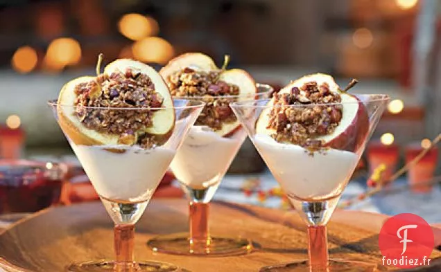 Granola - Pommes Cuites au Gingembre