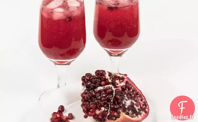 Cocktail Nojito de grenade-gingembre-chili