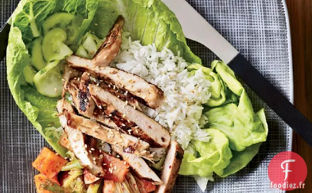 Poulet Façon Bulgogi Mariné Au Gingembre