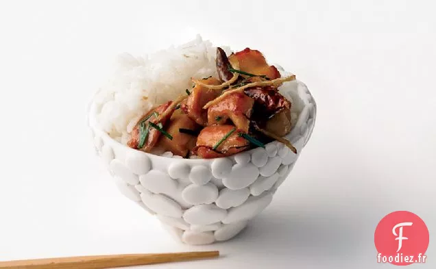 Sauté de Poulet au Gingembre Fumé