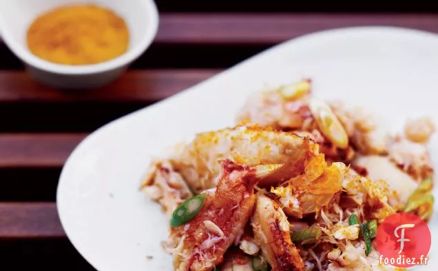 Salade de Crabe au Gingembre et Zeste d'Orange Séché