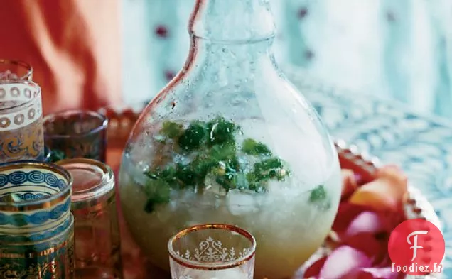 Punch au Rhum Doux au Citron Vert et au Gingembre