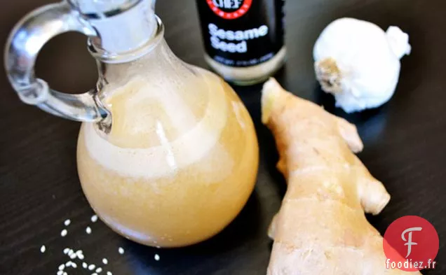 Vinaigrette au Sésame Et au Gingembre