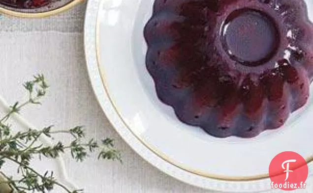 Sauce Gelée aux Canneberges et au gingembre