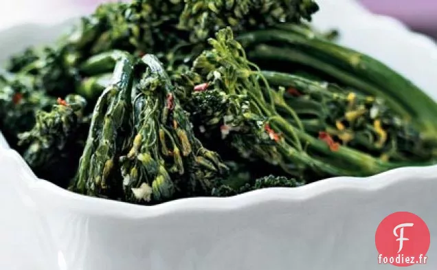 Broccolini au Gingembre et à l'Ail