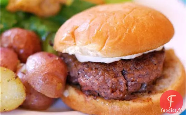Hamburgers Au Beurre De Ciboulette Et persil