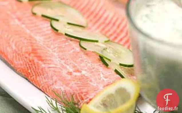 Saumon Poché Et Raifort