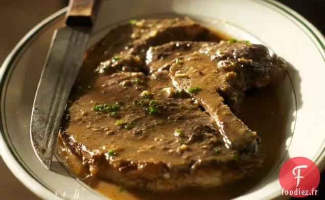 Surlonge Braisée Rapide Avec Sauce Au Raifort