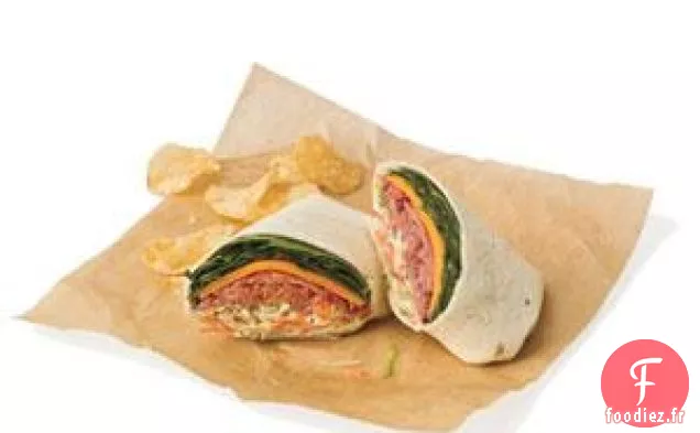 Enveloppement De Rôti De Bœuf Avec Salade De Raifort
