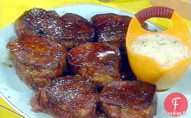 Filet de Steaks de Bœuf Sauce au Raifort