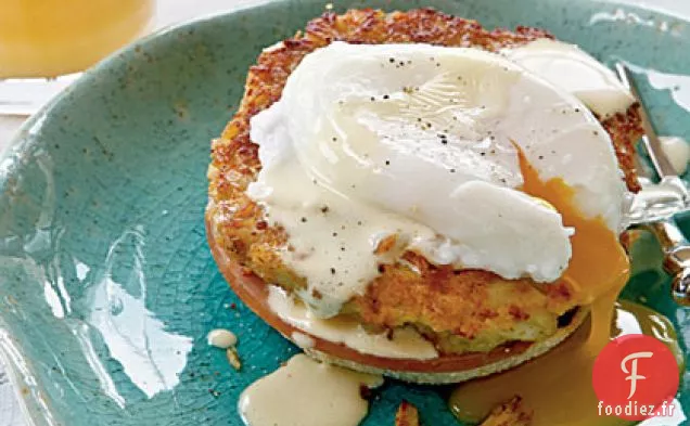 Gâteau au Crabe au Raifort Bénédicte à la Hollandaise Simple