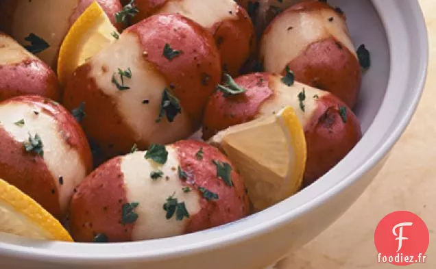 Pommes De Terre Nouvelles Au Raifort Au Citron