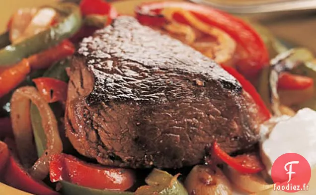 Steaks Poêlés avec Sauce Crémeuse au Raifort