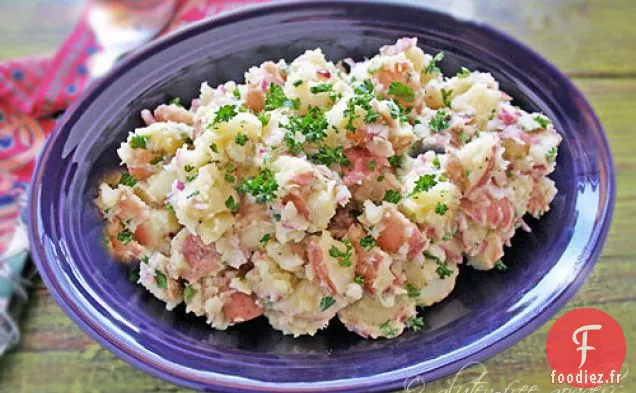 Salade de Pommes De Terre Rouges Au Raifort