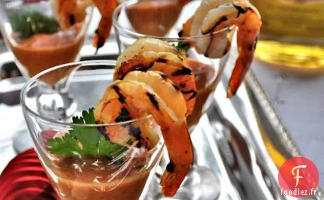 Cocktail de Crevettes Marinées au Barenjager