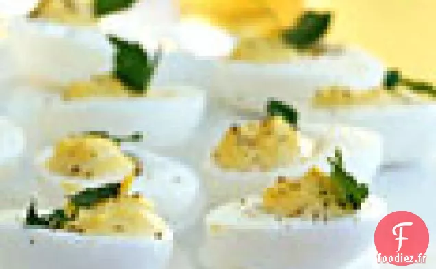 Œufs Farcis au Raifort et au Poivre Noir