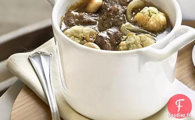 Boeuf À La Bière Avec Boulettes De Raifort