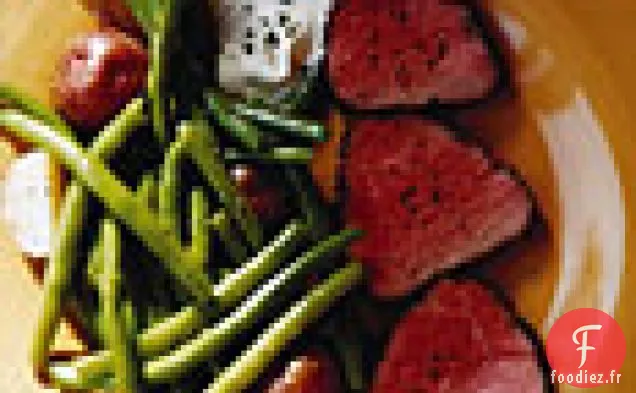 Filet de Bœuf à la Crème de Raifort à l'Ail