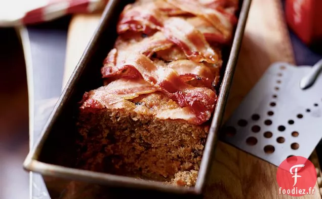 Pain de Viande de Veau et Champignons au Bacon