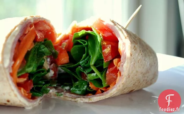 Wraps De Jambon Végétarien À La Crème De Raifort