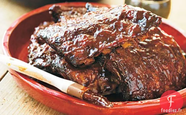 Côtes Levées au Dos de Bébé BBQ Bourbon