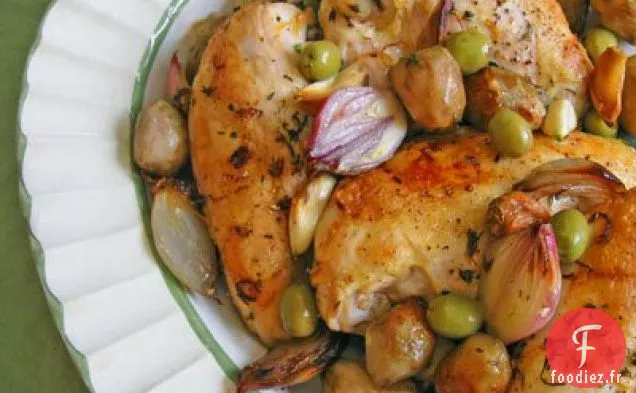 Poitrines de Poulet Rôties et Topinambours