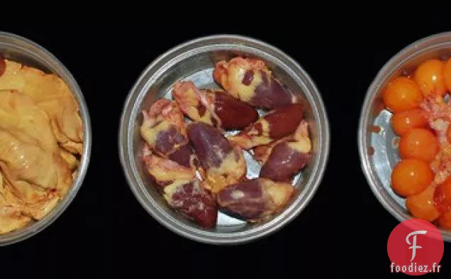 Escalopes de Poule de Guinée et Œufs Non Étalés aux Légumes d'automne