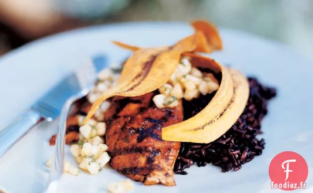 Poulet glacé à la Salsa de Jicama