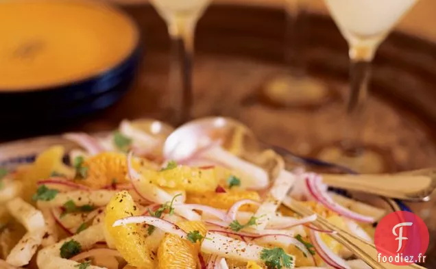 Salade d'Orange Épicée et de Jicama