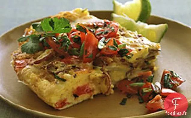 Omelette aux Pommes de Terre Mexicaines